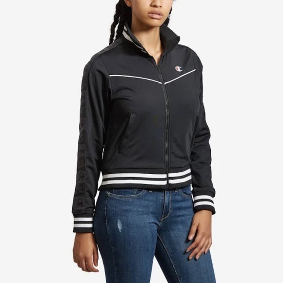 champion track jacket women's